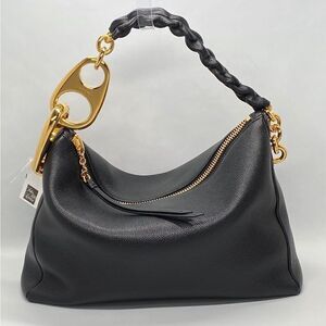 TOM FORD Large Carine Grain Leather Hobo Bag